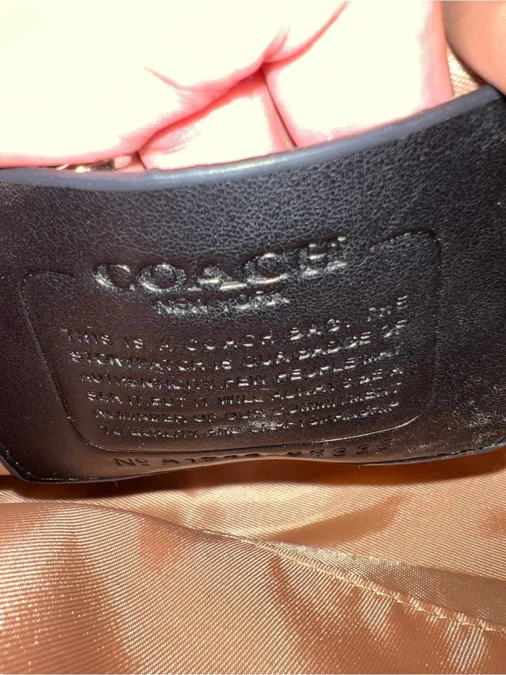 Coach Black Shoulder Bag with Gold Chain
